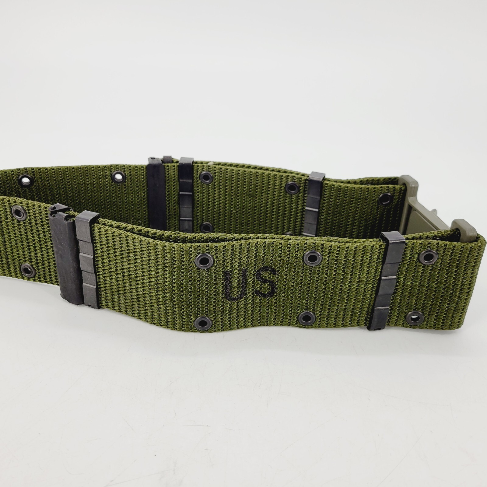 USGI OD Green LC-2 Pistol Belt Individual Equipment Web Belt MEDIUM DLA 1984