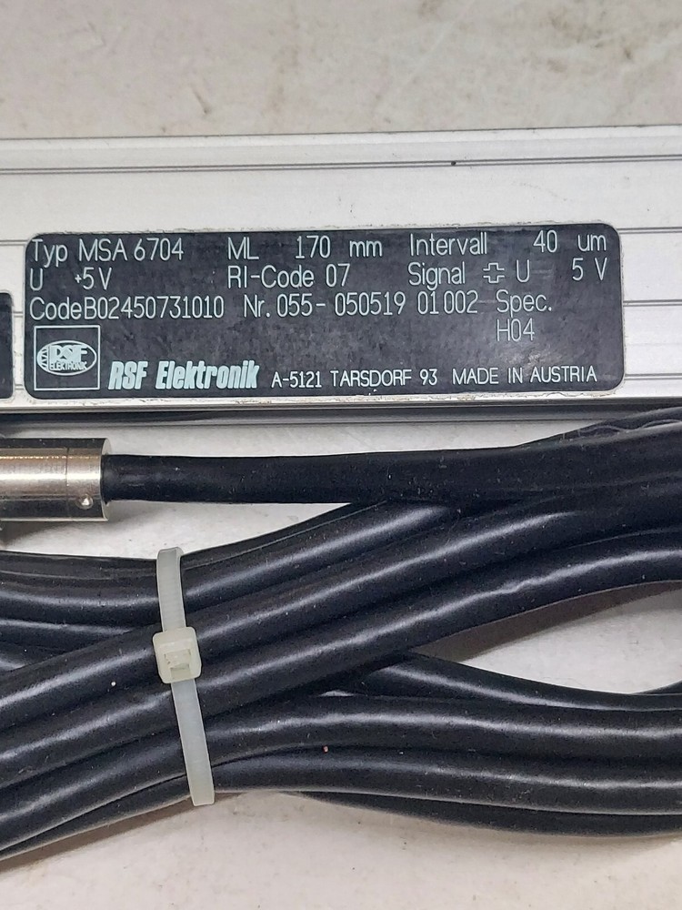 RSF Elektronik MSA6704 Linear Encoder 370 mm 20 micron 5PC AVAILABLE MAKE OFFER