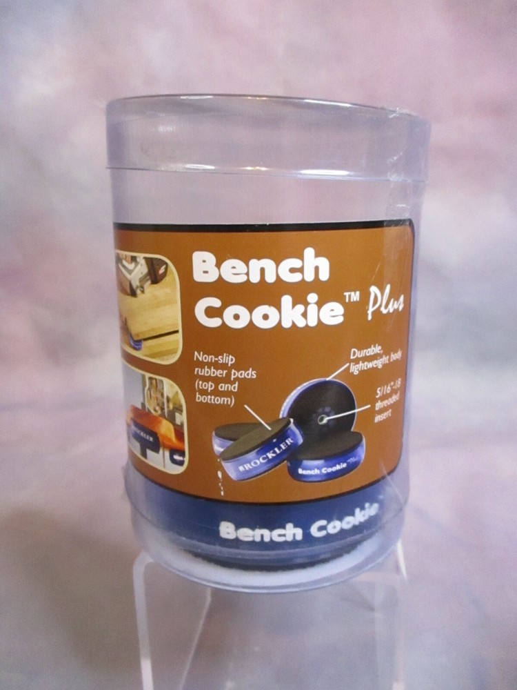Rockler Bench Cookie Plus Work Grippers 4-Pc Set Threaded Insert Neoprene Top
