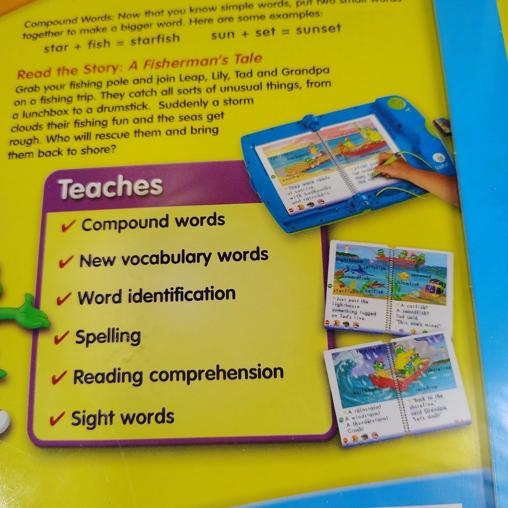 Leap Frog LeapPad Interactive Phonics Program Lesson 10 Cartridge & Booklet NEW