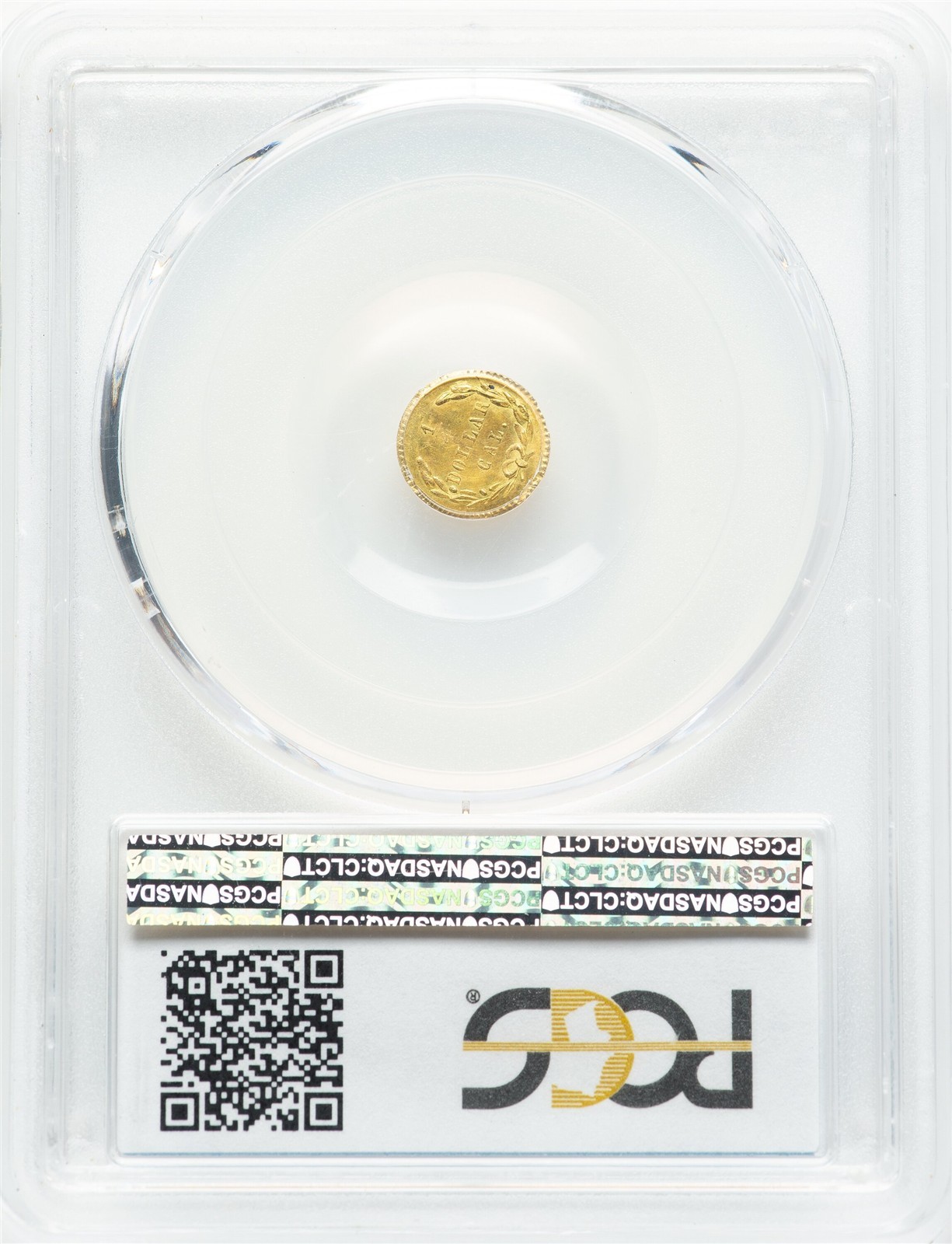 1871 G25C Liberty Rd, California Fractional Gold / BG-813, R.3, MS65 PCGS.