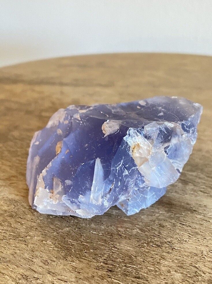 Vivid Purple-Blue Fluorite Crystal Cluster