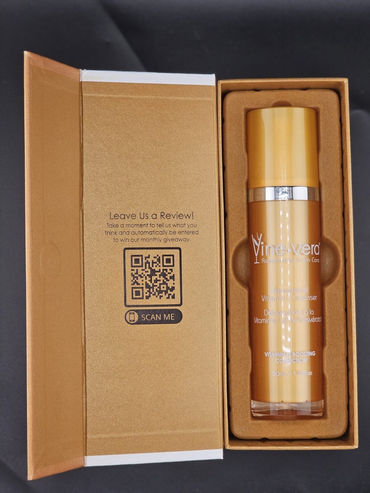 Vine Vera Resveratrol Vitamin C Cleanser 1.76 fl oz/ 50 ml