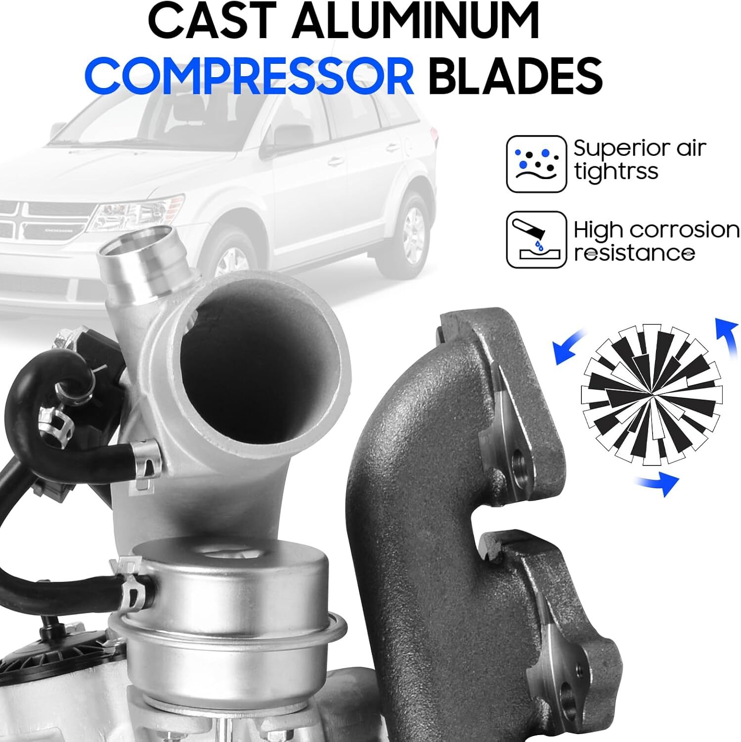 Turbo Turbocharger 55565353 for Chevy Cruze Sonic Trax & Buick Encore 1.4L USA