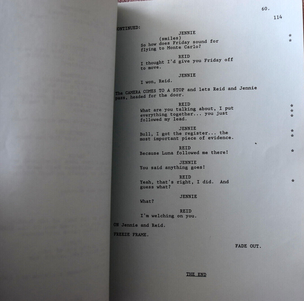 6 Original Shell Game Screenplays, Scripts Including Pai Gow, Dead Wrong....