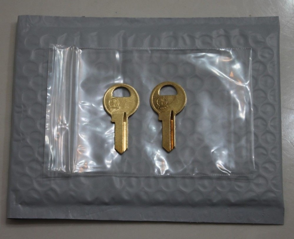 2251-2500 2-New Replacement Keys Master Padlock Lock Cut To Key Code: 2251-2500