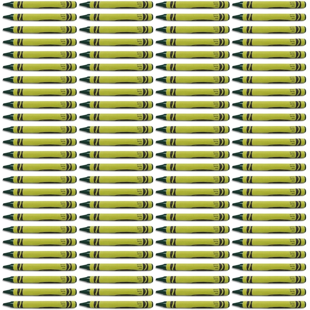 Green Crayon Bulk Value Pack | 100 Count