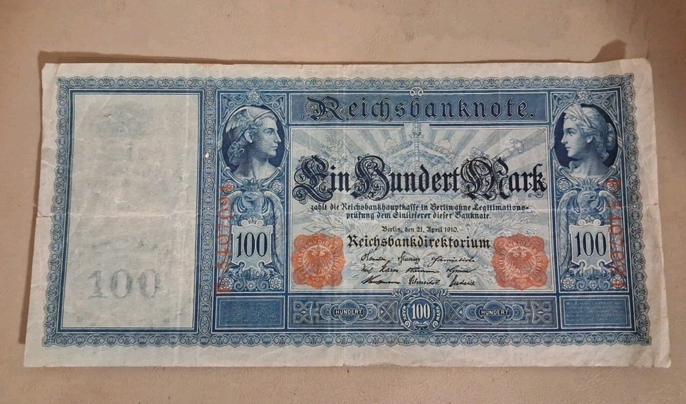 1910 Germany 100 Mark Note