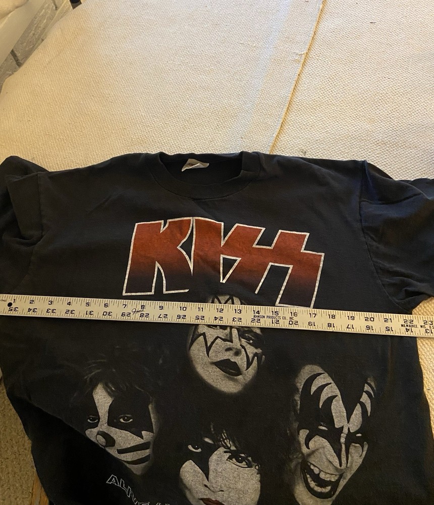KISS 96-97 World Tour “I Wanted The Best I Got The Best” T Shirt Sz XL. Vintage