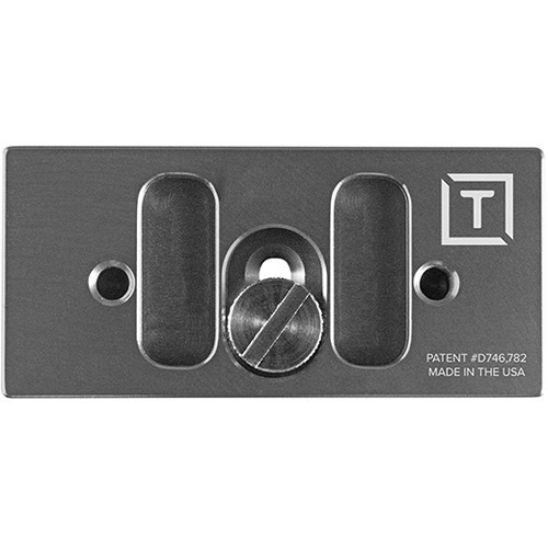 New Tether Tools TetherBlock QR Plus Quick Release Plate (Thunder Gray) #33794