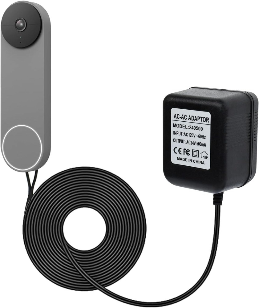 24V Transformer Doorbell Power Adapter Cable