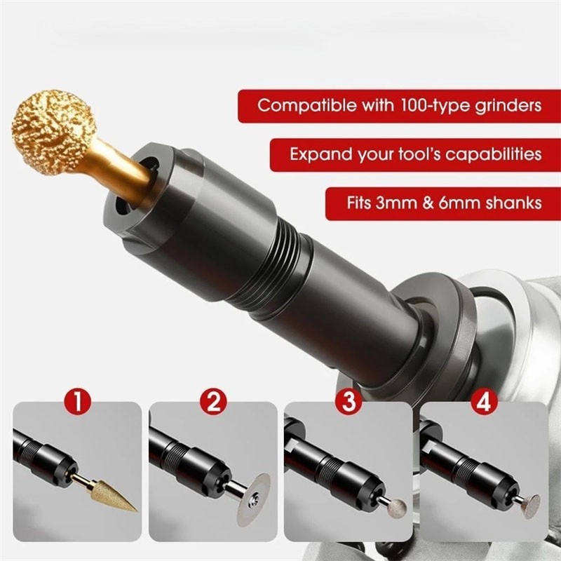 NEW Angle Grinder Adapter Converter for Home DIY Projects Thread Cutting Cutting