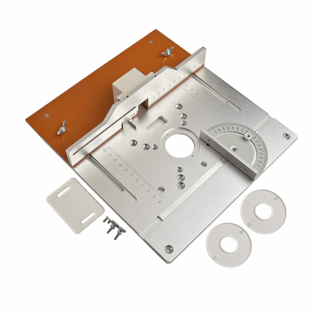 Rust Resistant Aluminium Router Table Insert Plate for Long lasting Performance