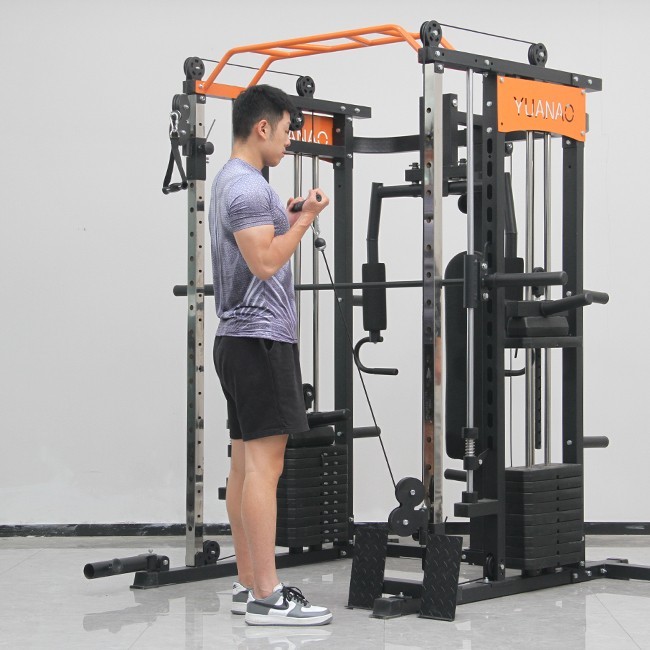 Multi function smith machine cable pully machine