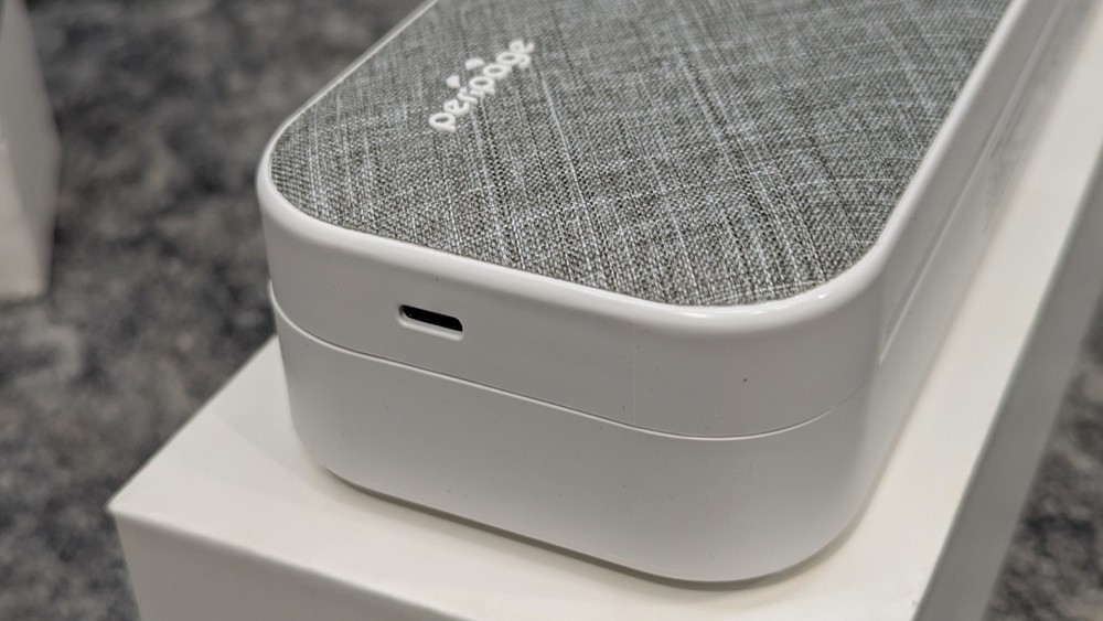 PeriPage Mini A40 ITP01 Gray Rechargeable 203DPI Mobile Printer + Adapter🔥New🔥