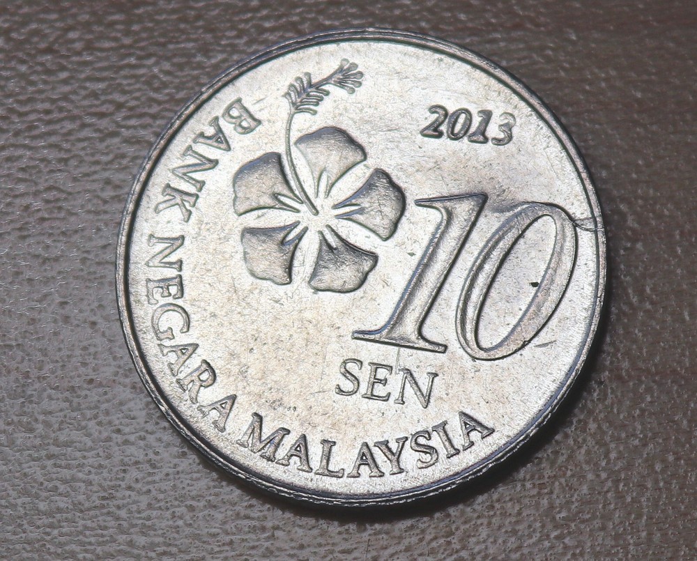2013 Malaysia 10 Sen