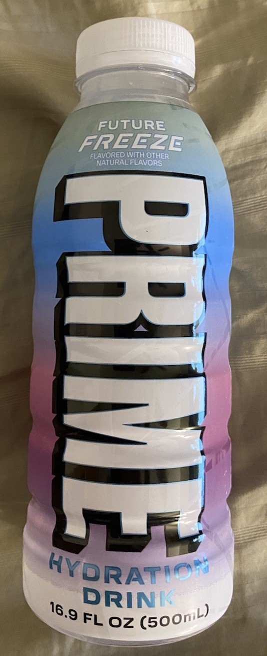 NEW REVAMP 2026 PRIME FUTURE FREEZE RAINBOW SHERBET FLAVORED HYDRATION DRINK