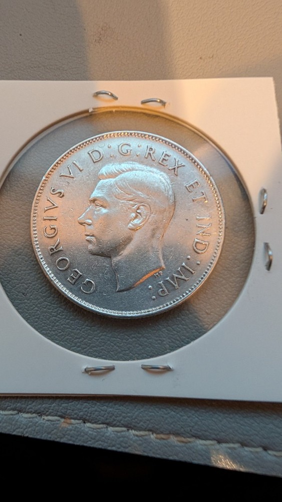 1946 Canada Silver 50 Cent (Semi Key Date) High Grade (AA34)