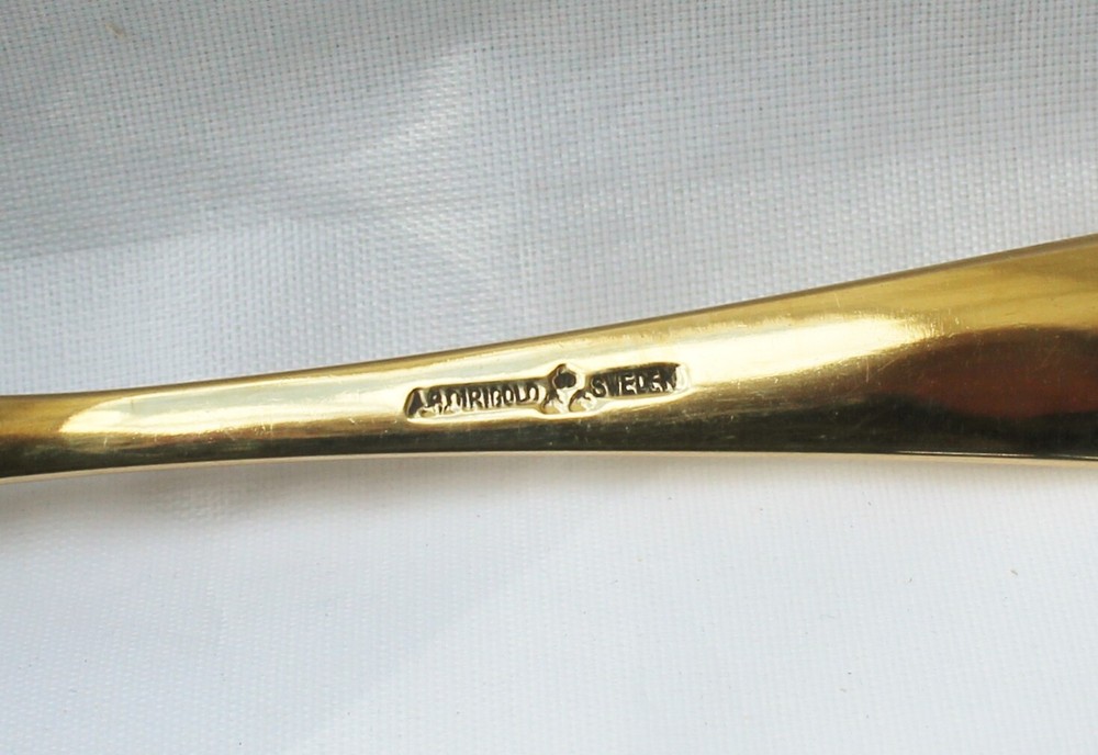 Vintage Dirigold Dirilyte Goldware Regal Flatware Silverware Dinner Fork