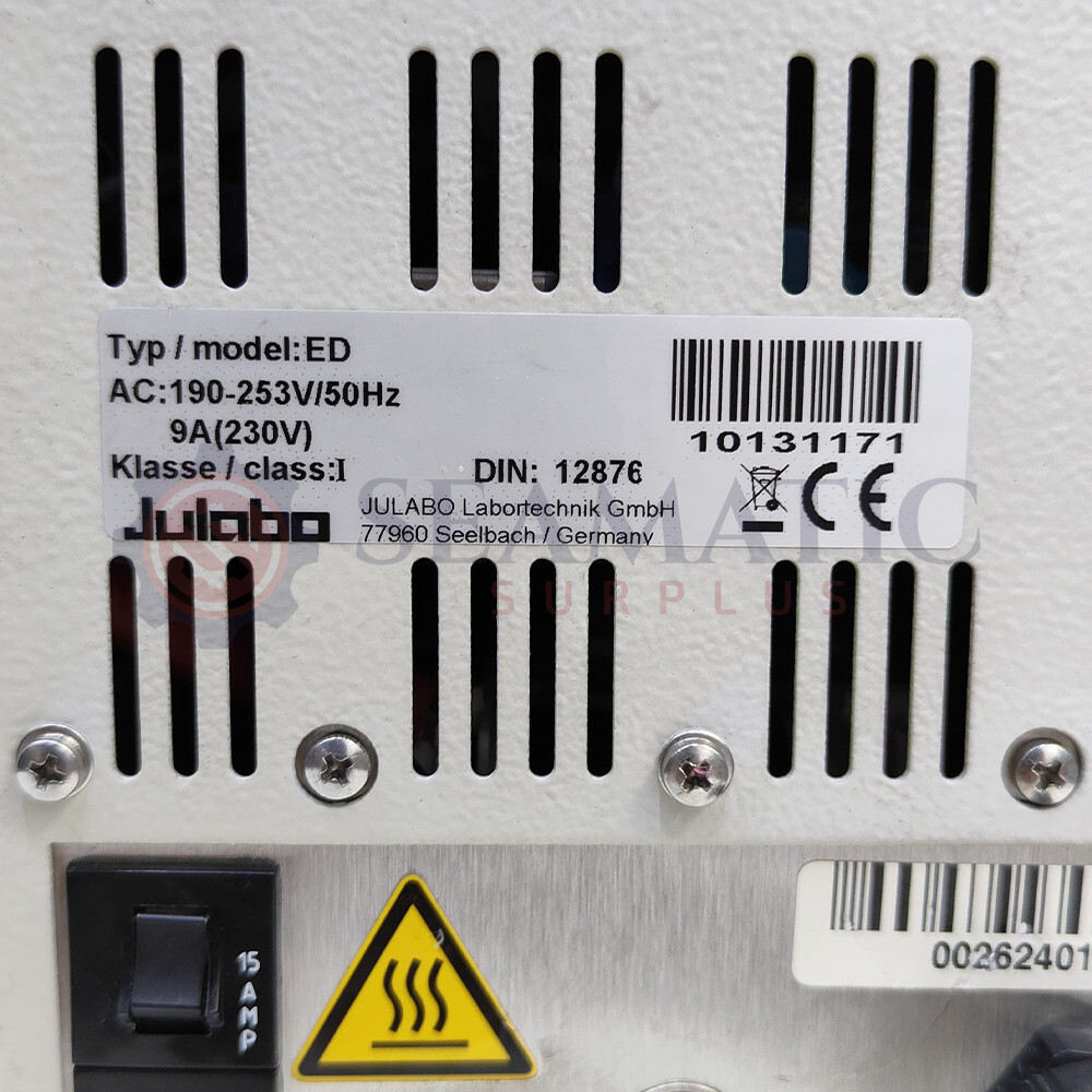 Julabo ED Open Bath Heating Emersion Circulator, IM#07