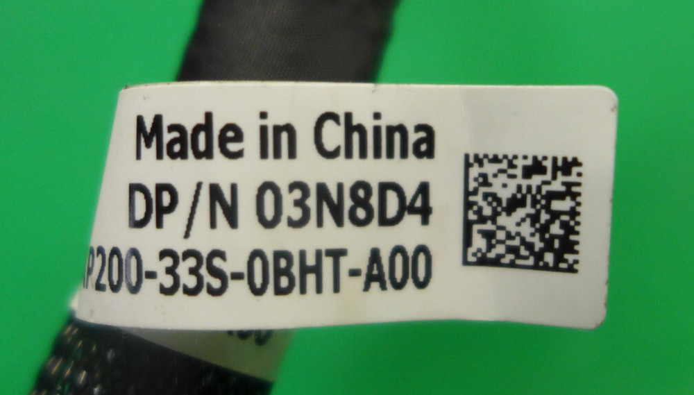 GENUINE Dell PSB-CTRL_SRC_PA6 to R4A-RISER_DST_PA2/PB2 Cable Assembly 3N8D4