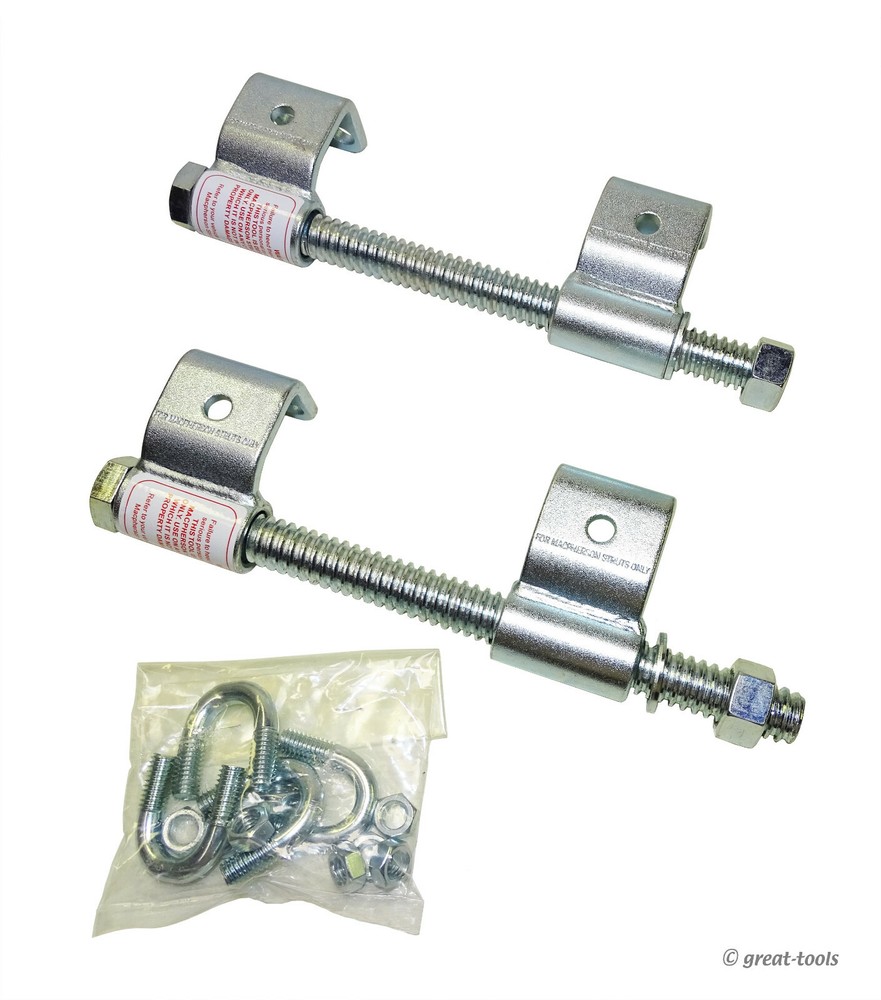AUTOMOTIVE STRUT COIL SPRING COMPRESSOR TOOL – U-Bolt clamps – MacPherson struts