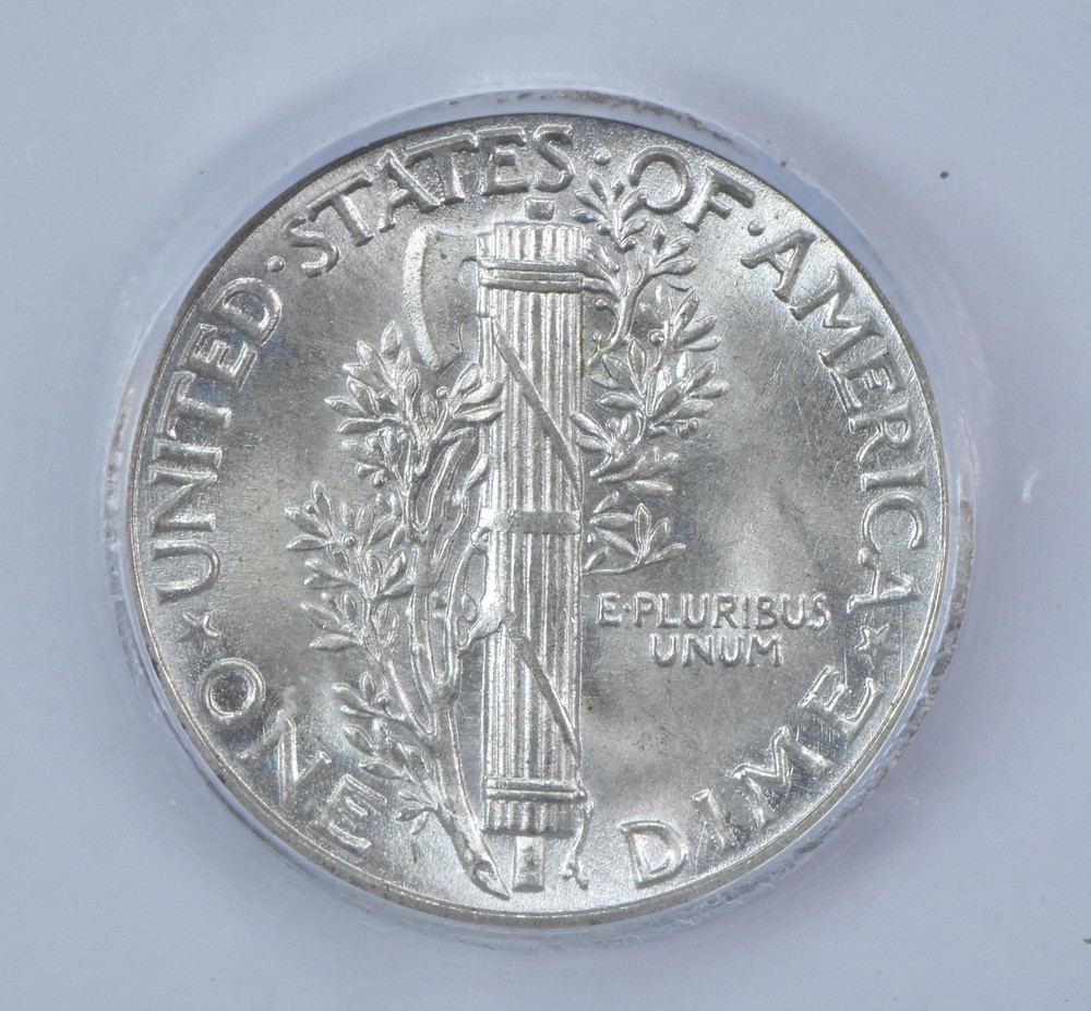 1945 Mercury Dime MS66 ICG