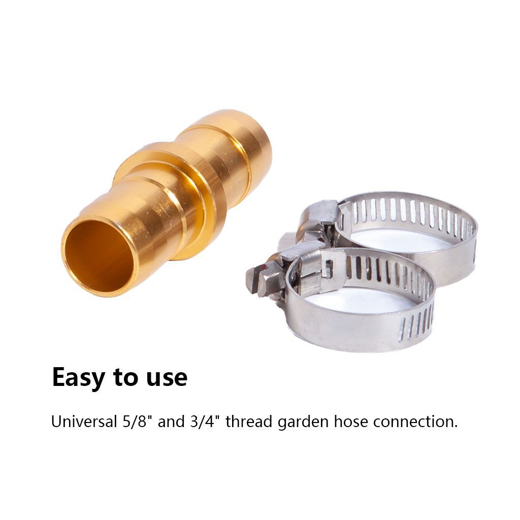 Garden Hose Repair Mender Kit Hose Connector 3/4" 5/8" Male Connector Clamp 2022