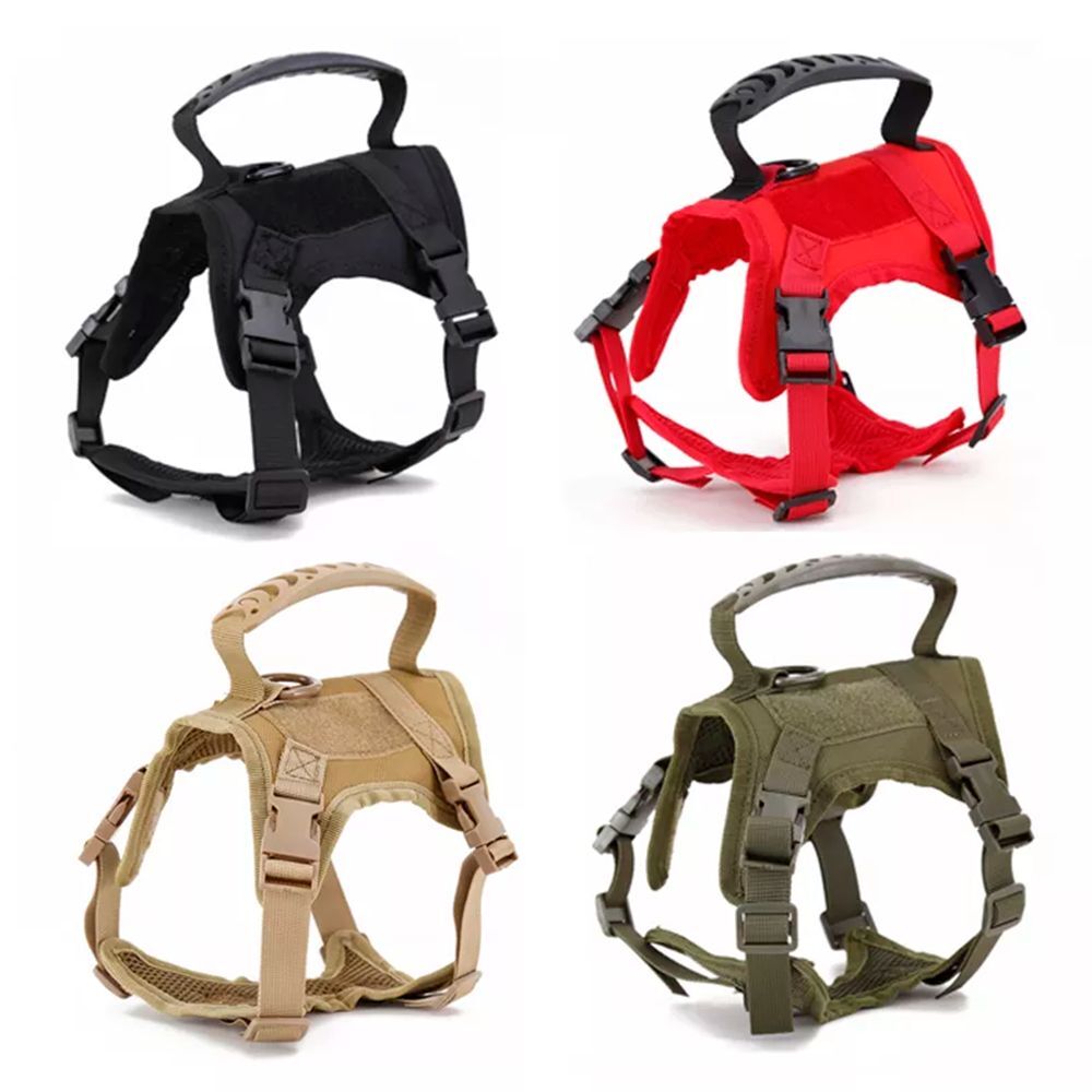 Nylon Tactical Cat Harness Cloth for Walking Escape Proof Soft Mesh Adjustable.