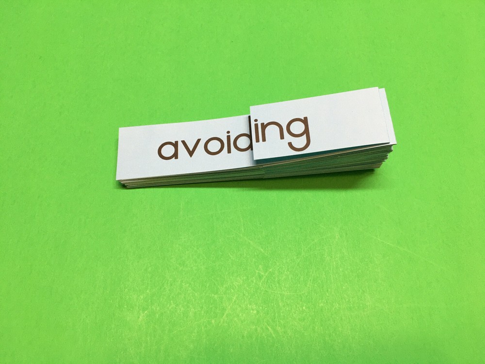 Word Ending “ ing ” Inflectional Ending Cards - Reading Activity Word Study