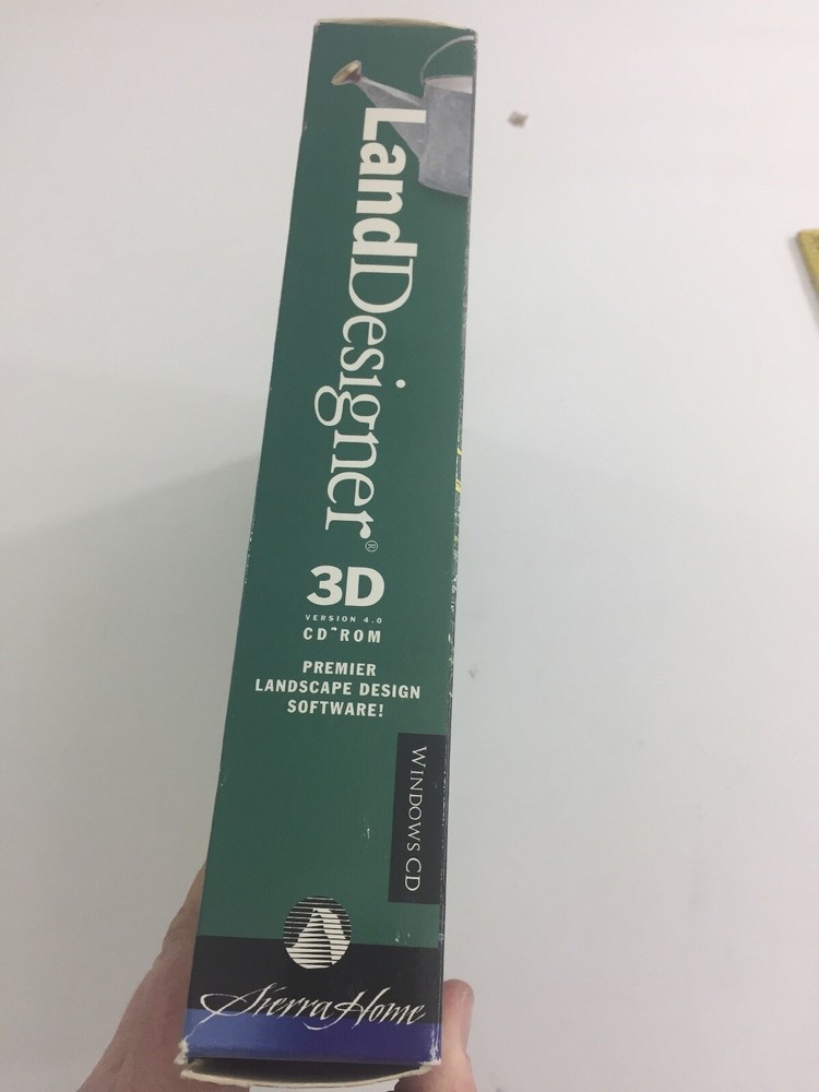 Land Designer 3D Version 4.0 (CD-ROM, 1996, Computer Software)