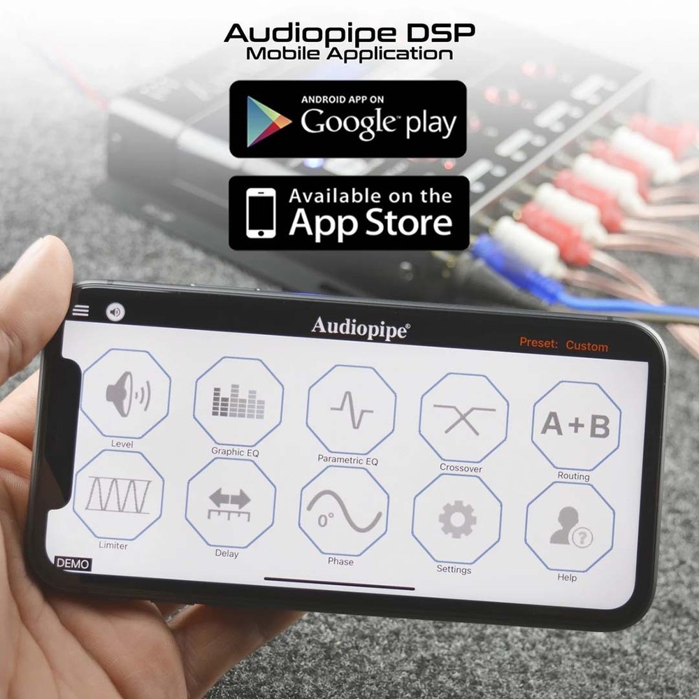Audiopipe MAP ADSPCLEANAPP Digital Signal Processor with App Control