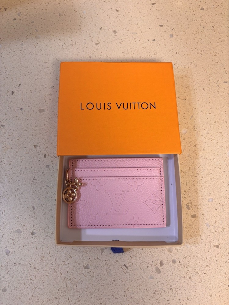 Louis Vuitton Pink Card Holder