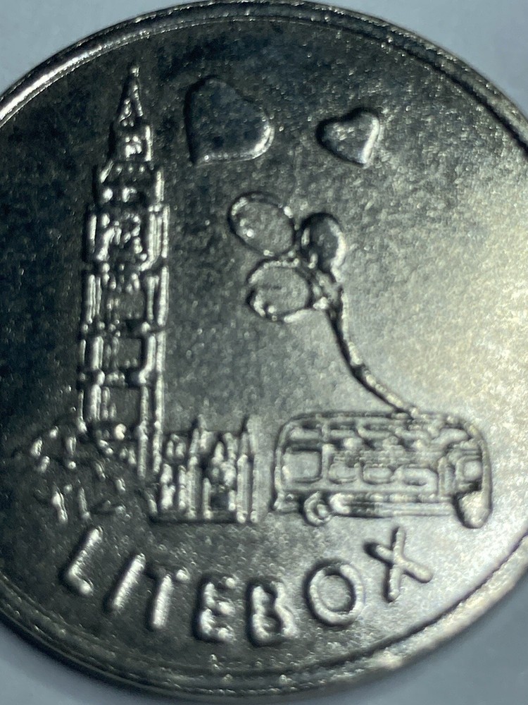 LITEBOX UNIQUE VINTAGE TOKEN LITE BOX - LOOK!!