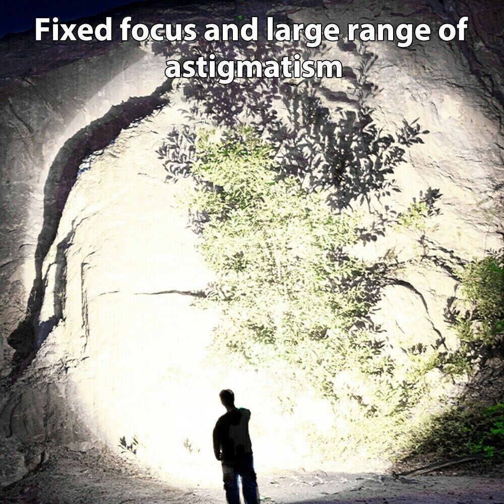 2000 Lumens Super Bright LED Tactical Flashlight USB Work Light Zoomable