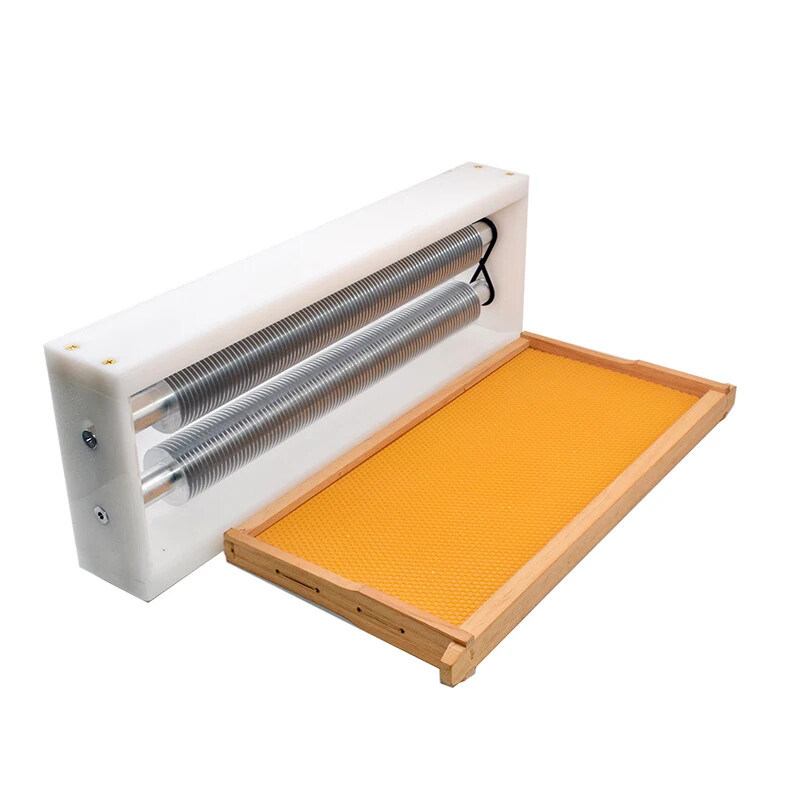 Double Roller Beekeeping Comb Honey Uncapper Uncapping Machine Frame Extractor