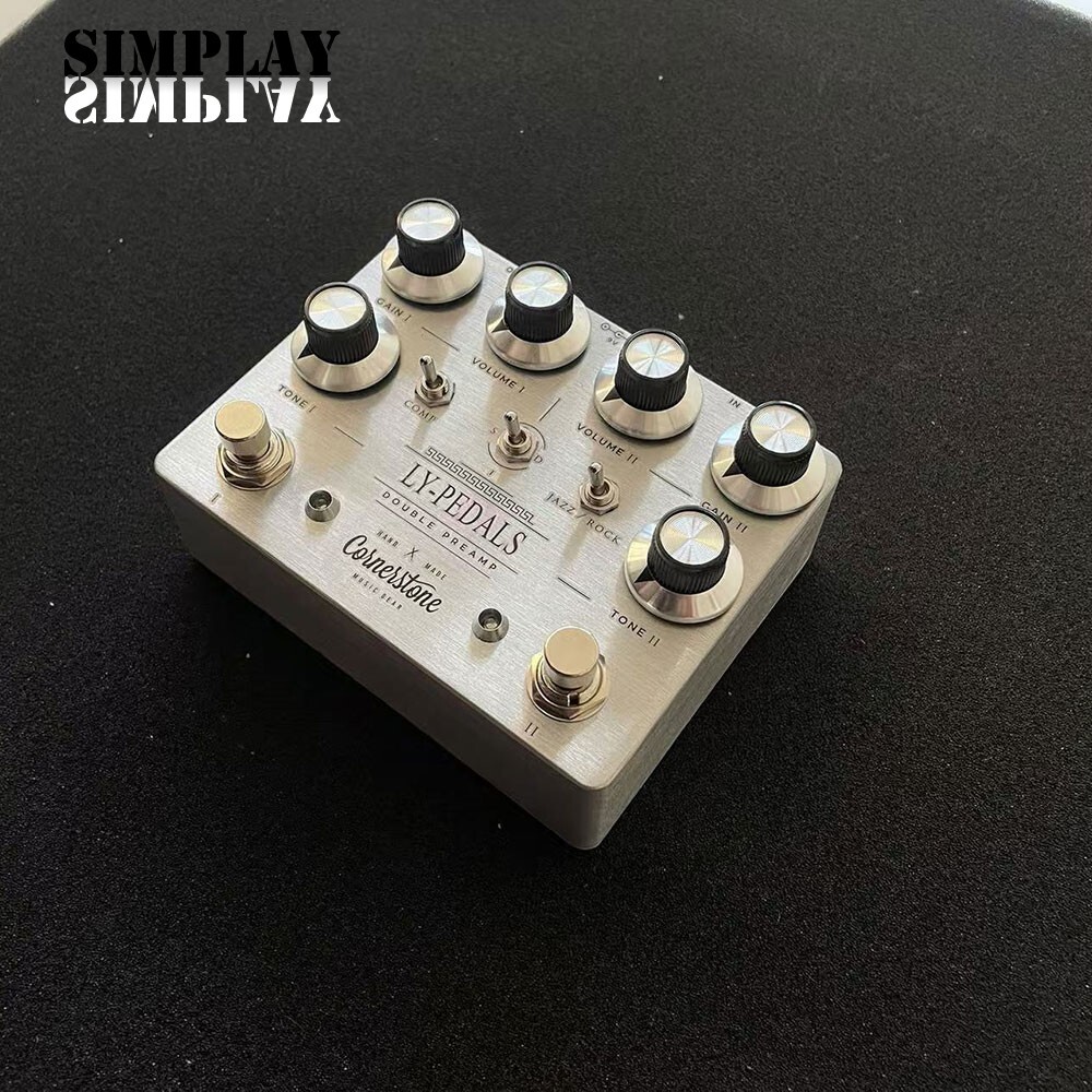 LY-ROCK Clone Version Electric Guitar Effects Pedal Double Preamplifier