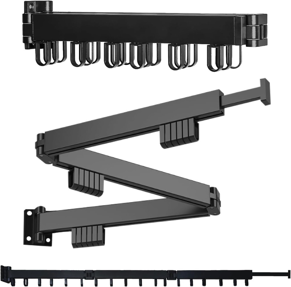 Foldable Wall-Mounted Clothes Drying Rack – Space-Saving Heavy-Duty Laundry Hang