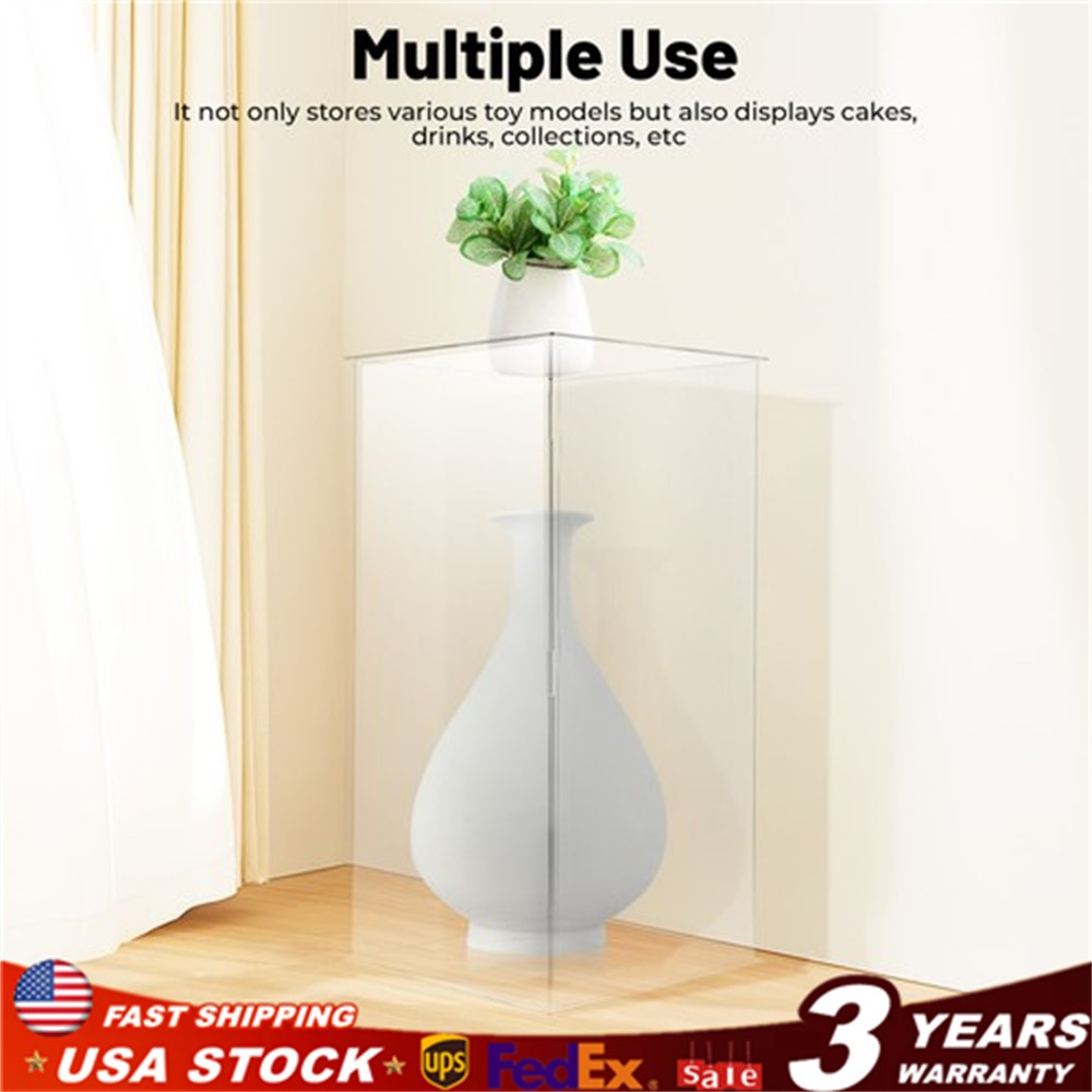 Large Acrylic Display Case Dustproof Clear Box For Action Figures Collectibles