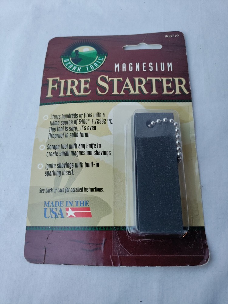 Survival Kit Lot Fire Starter Magnet Mirror Sharpener Camping Emergency kit