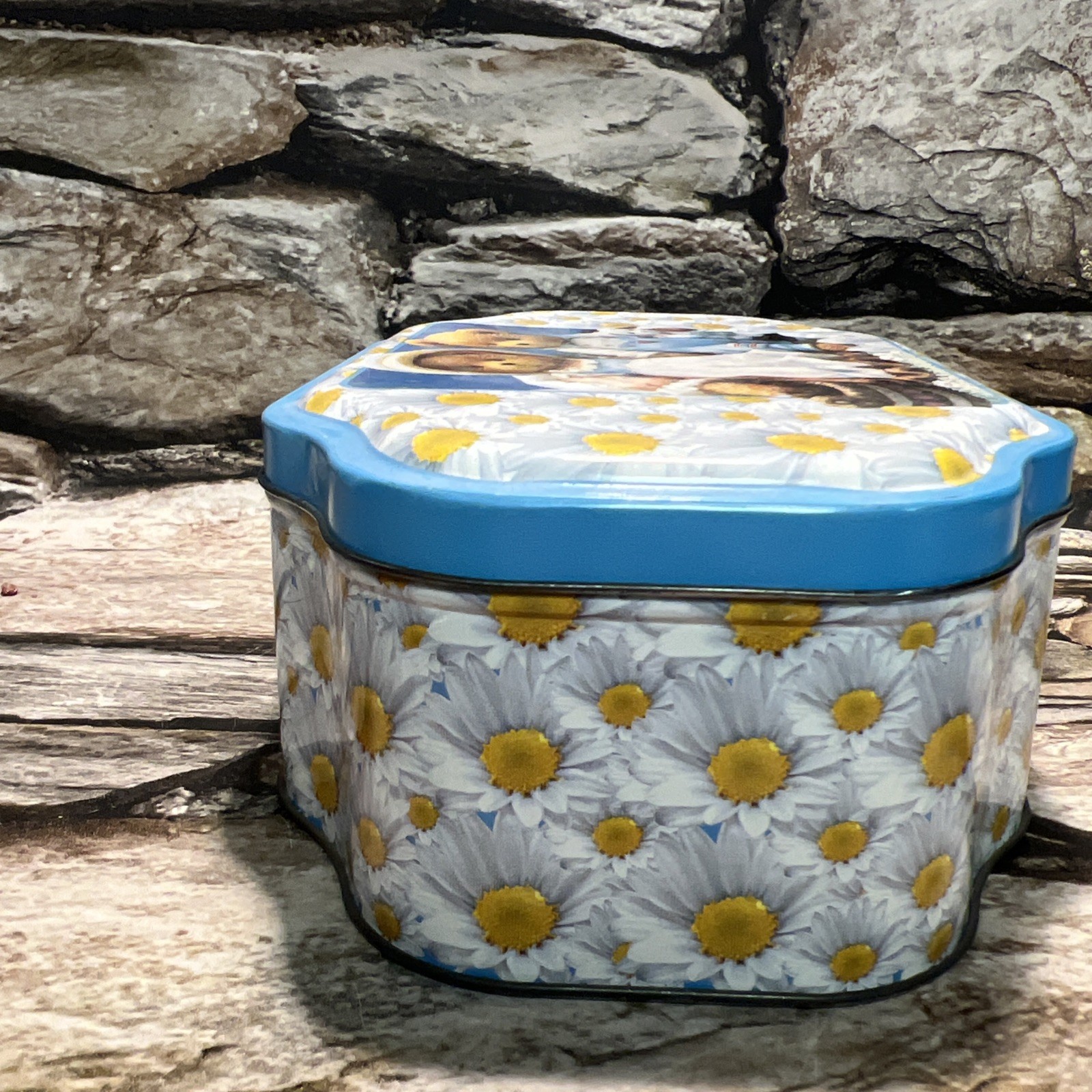 Cherished Teddies 1997 Enesco Collectible Metal Tin Bears Metal Box w/ Lid Empty