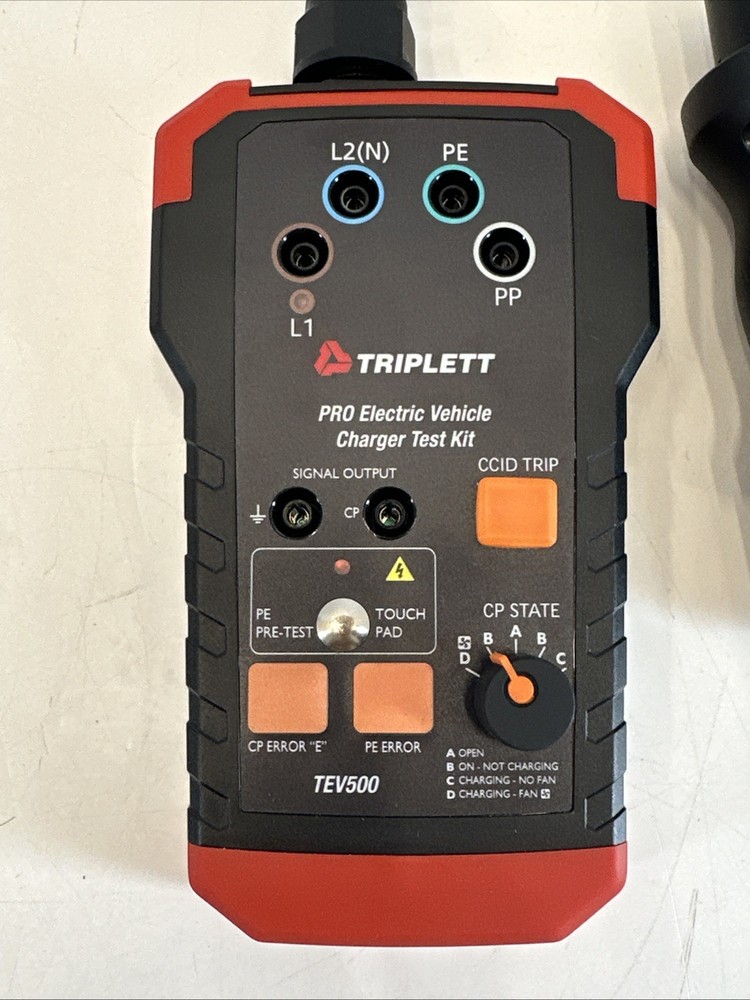 Triplett TEV500 Pro Electric Vehicle Charger Test Kit Basic/Advanced Diagnostic