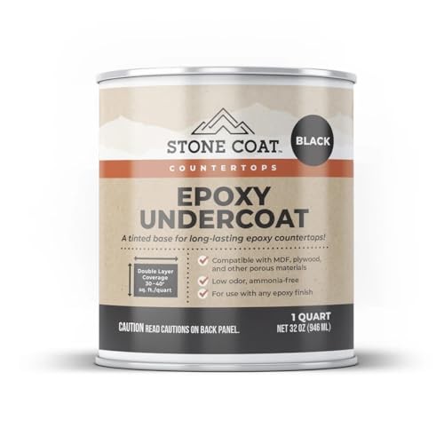 Stone Coat Countertops Epoxy Undercoat 1 Quart (32 Fl Oz Assorted Colors