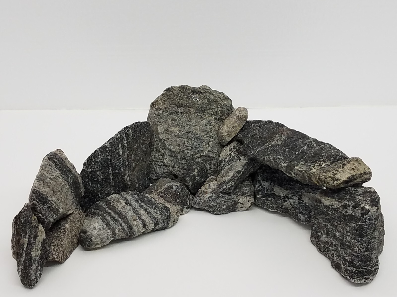 Rocks for Aquarium Stone Decorations 10lb Striped Granite Fish Tank Ornaments