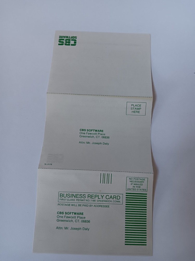 Commodore 64 Math Mileage Computer Game Tested/Works CBS Software