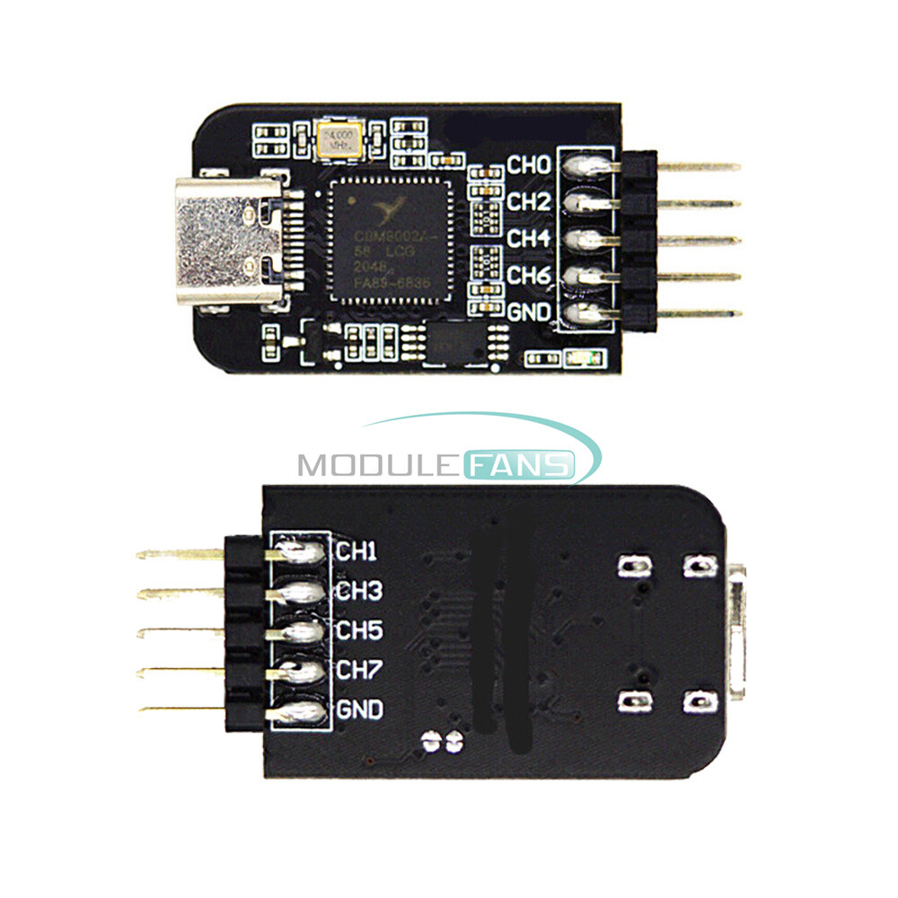 Mini Logic Analyzer Type C MCU Arm FPGA Debugging Tool 24m Sampling 8-Channels