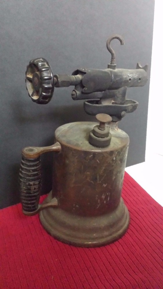 Antique brass blow torch