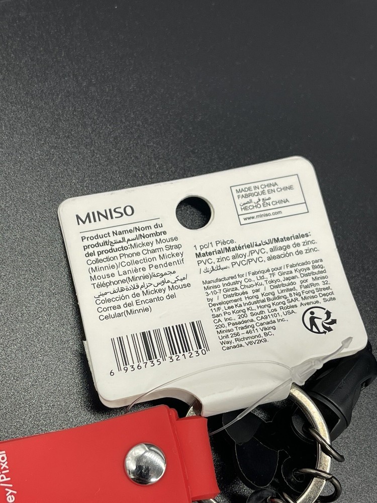 Minnie Mouse Collection Phone Charm Strap
