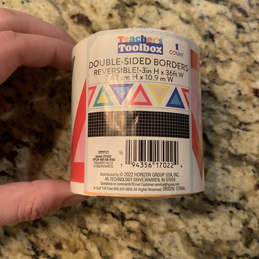 Teachers Toolbox DOUBLE-SIDED BORDERS REVERSIBLE! Triangles