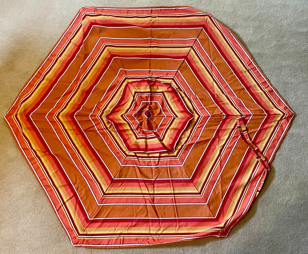 NEW Home Decorators 6' Diameter Umbrella Replacement Canopy Canvas DOLCE MANGO